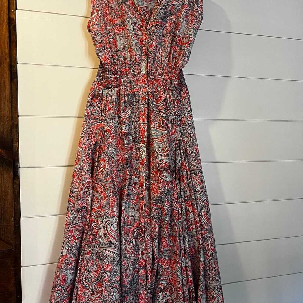 chelsea and theodore paisley dress - image 1