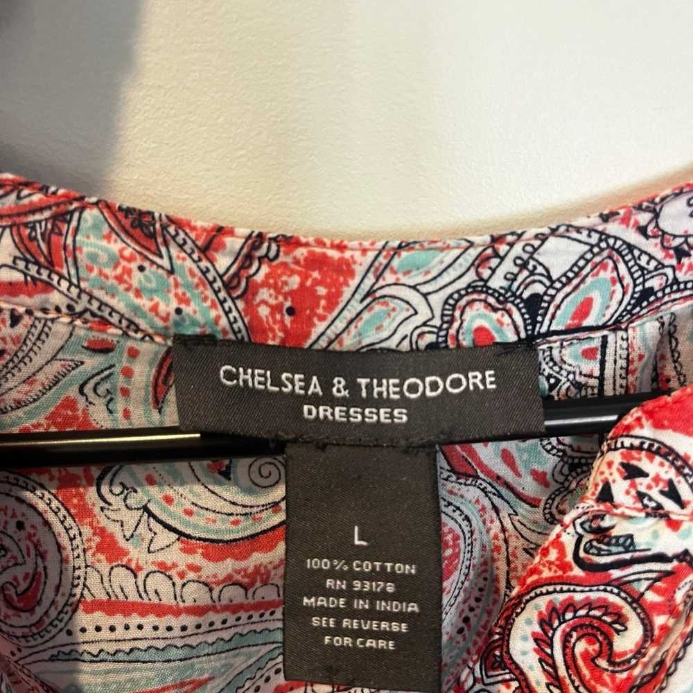 chelsea and theodore paisley dress - image 6