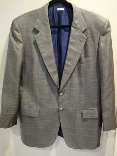 Brioni Vintage Traiano 100% Wool Houndstooth Blaze