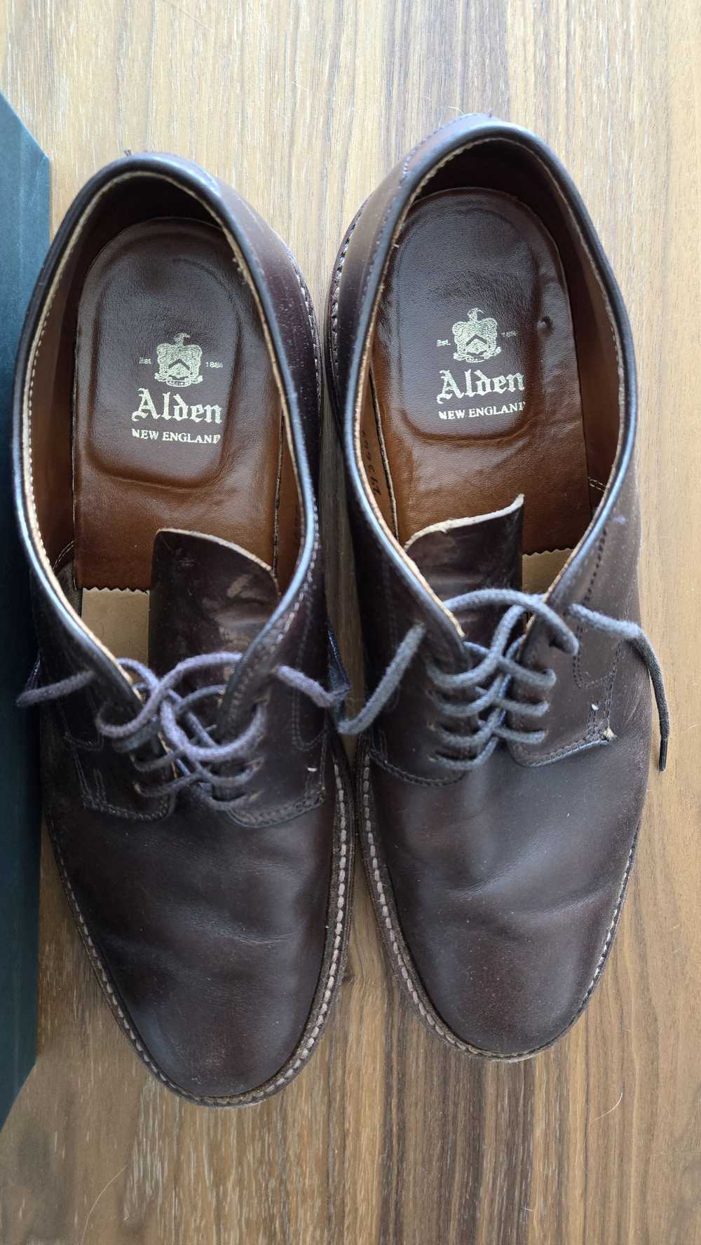 Alden 29364F Brown Chromexcel Plain Toe Blucher - image 3