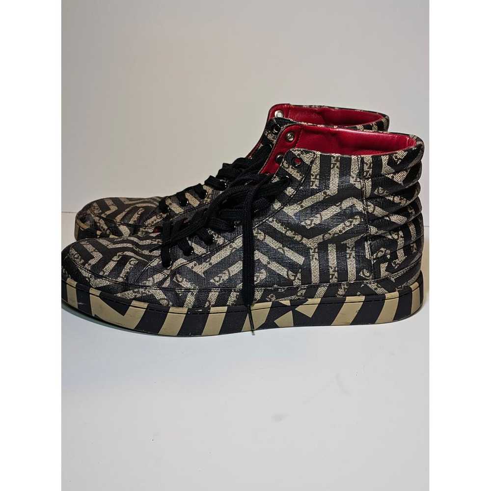 Gucci Leather high trainers - image 10