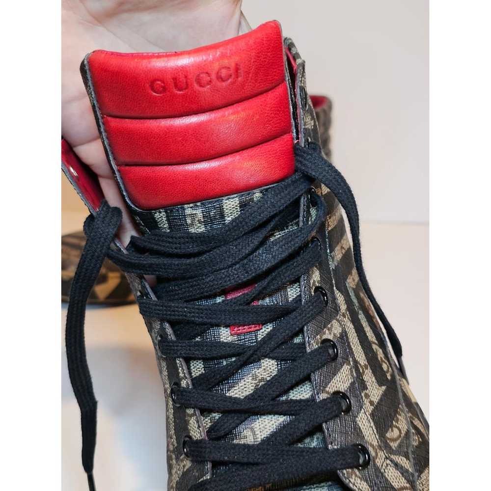 Gucci Leather high trainers - image 8