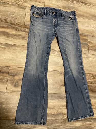 Vintage Distressed outlets Diesel Jeans Bootcut Flared Light Wash Made in Italy 90s