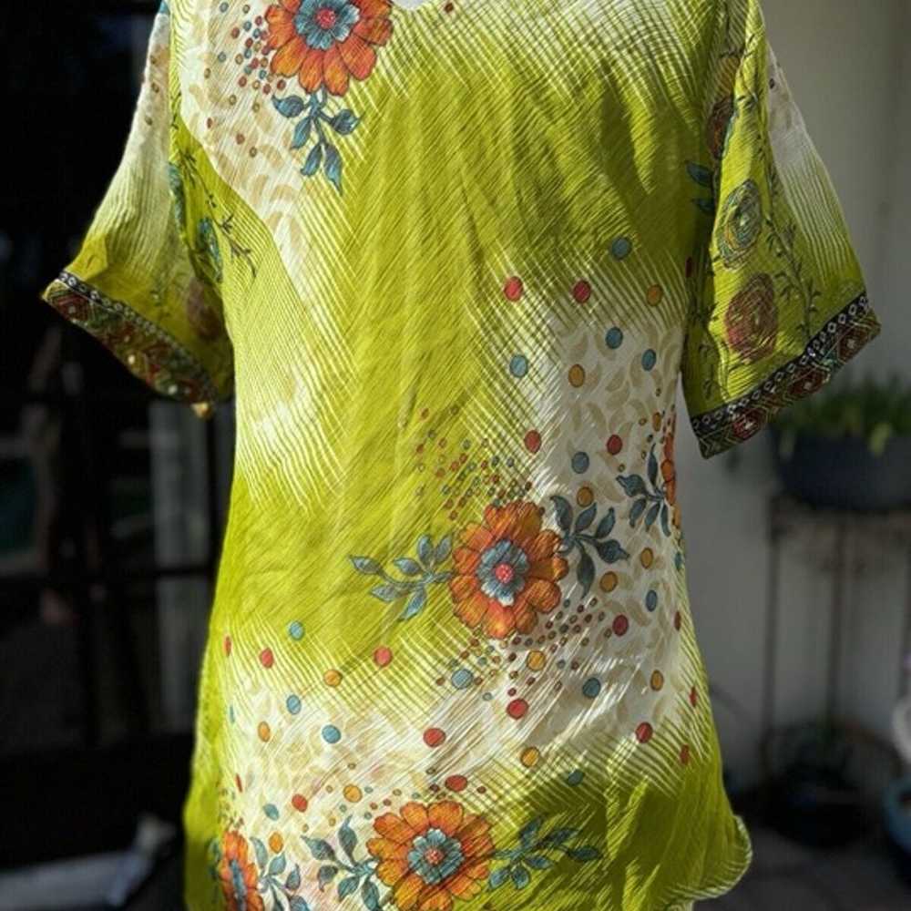 Vintage Jessica Taylor Flowy Dress Sz M - image 11