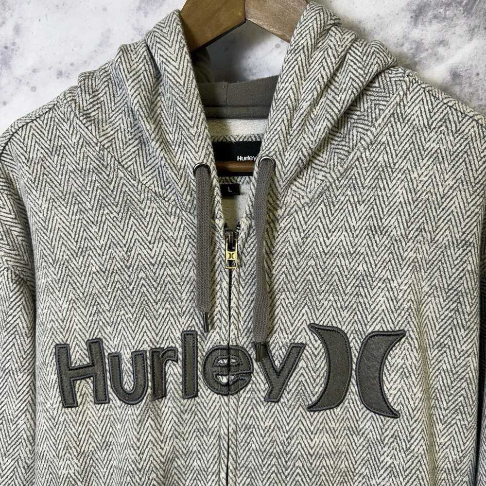 Hurley Hurley Hoodie Mens Large Gray Full Zip Ska… - image 3