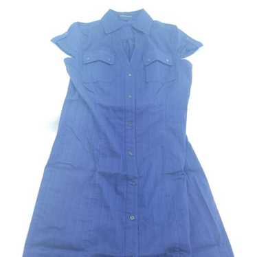 Express Design Studio Blue Size 6 Button Up Sheat… - image 1