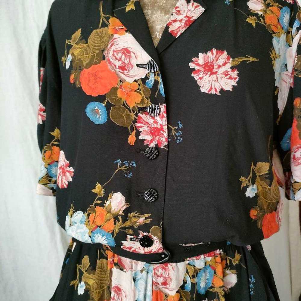 Vintage item ★ Ingeborg Floral One-piece - image 2