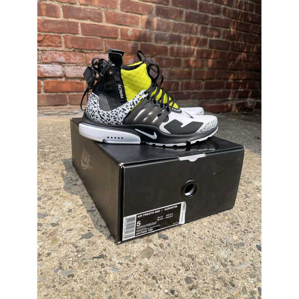 Nike x Acronym Air Presto cloth high trainers - image 2