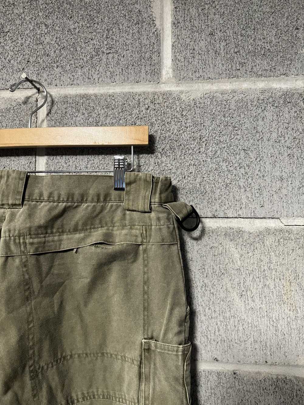 Streetwear × Vintage VINTAGE Y2K BAGGY ARMY GREEN… - image 11