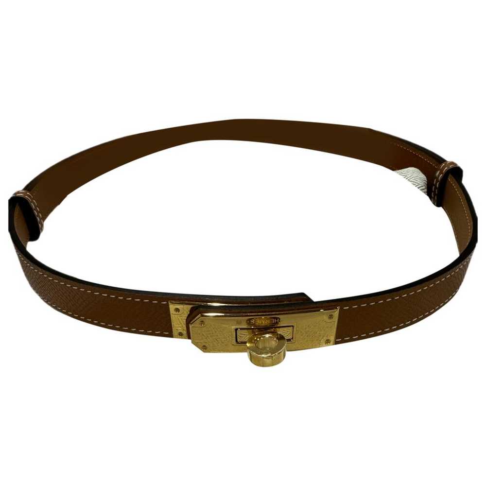 Hermès Kelly leather belt - image 1