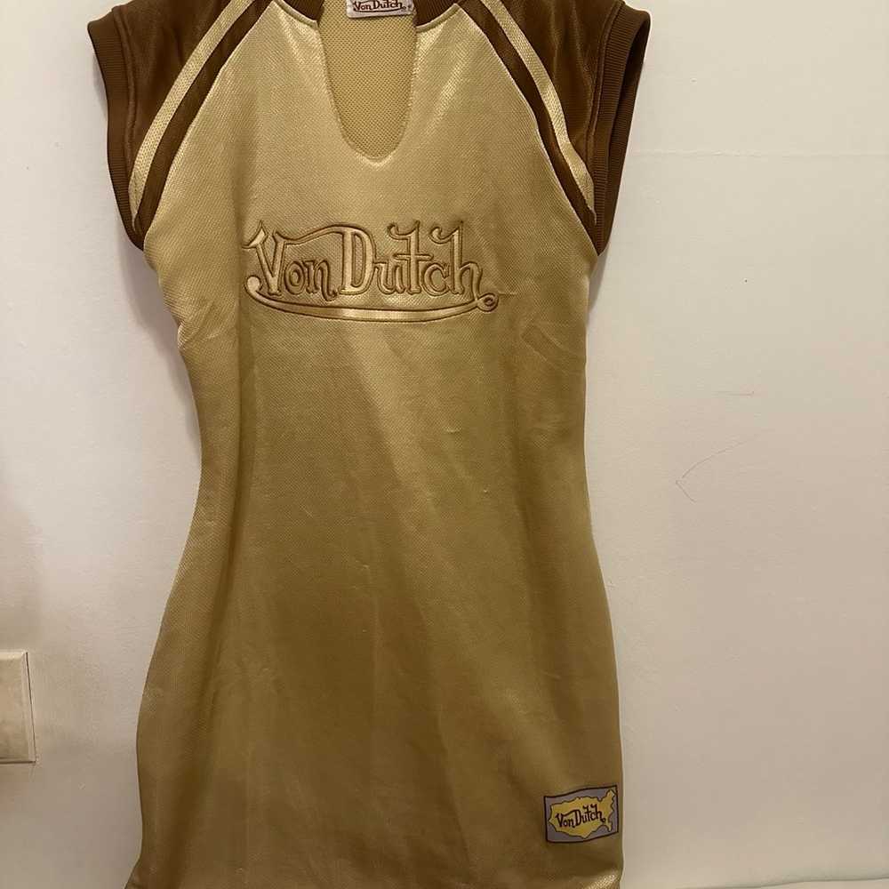 Vintage Von Dutch Jersey Dress - image 1