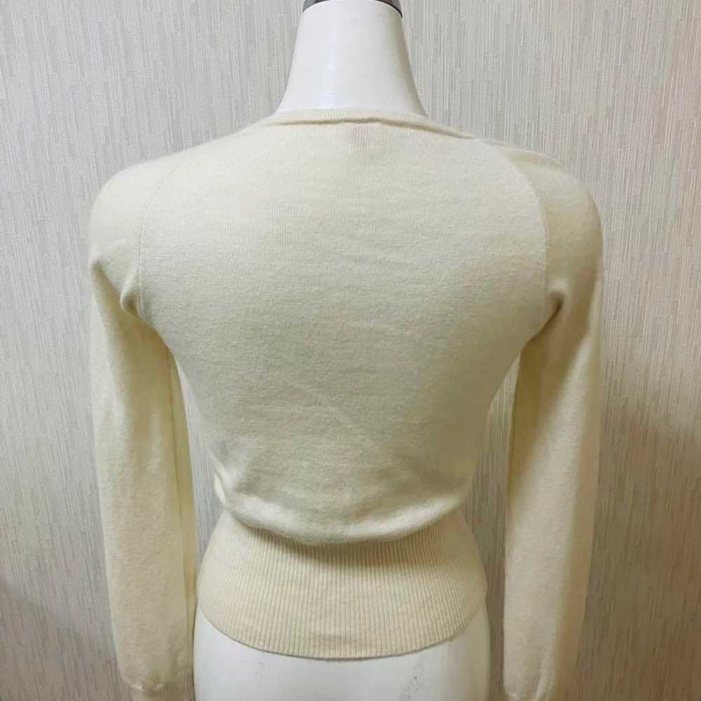 Excellent condition, rare Courrèges logo knit woo… - image 4