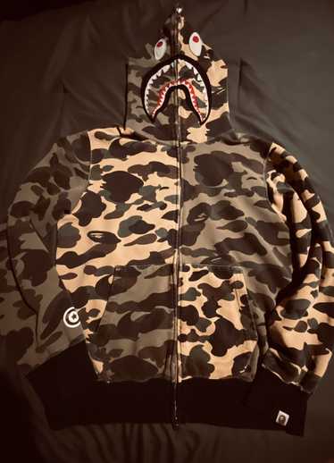 Bape 1st Camo Shark Full Zip Hoodie - image 1