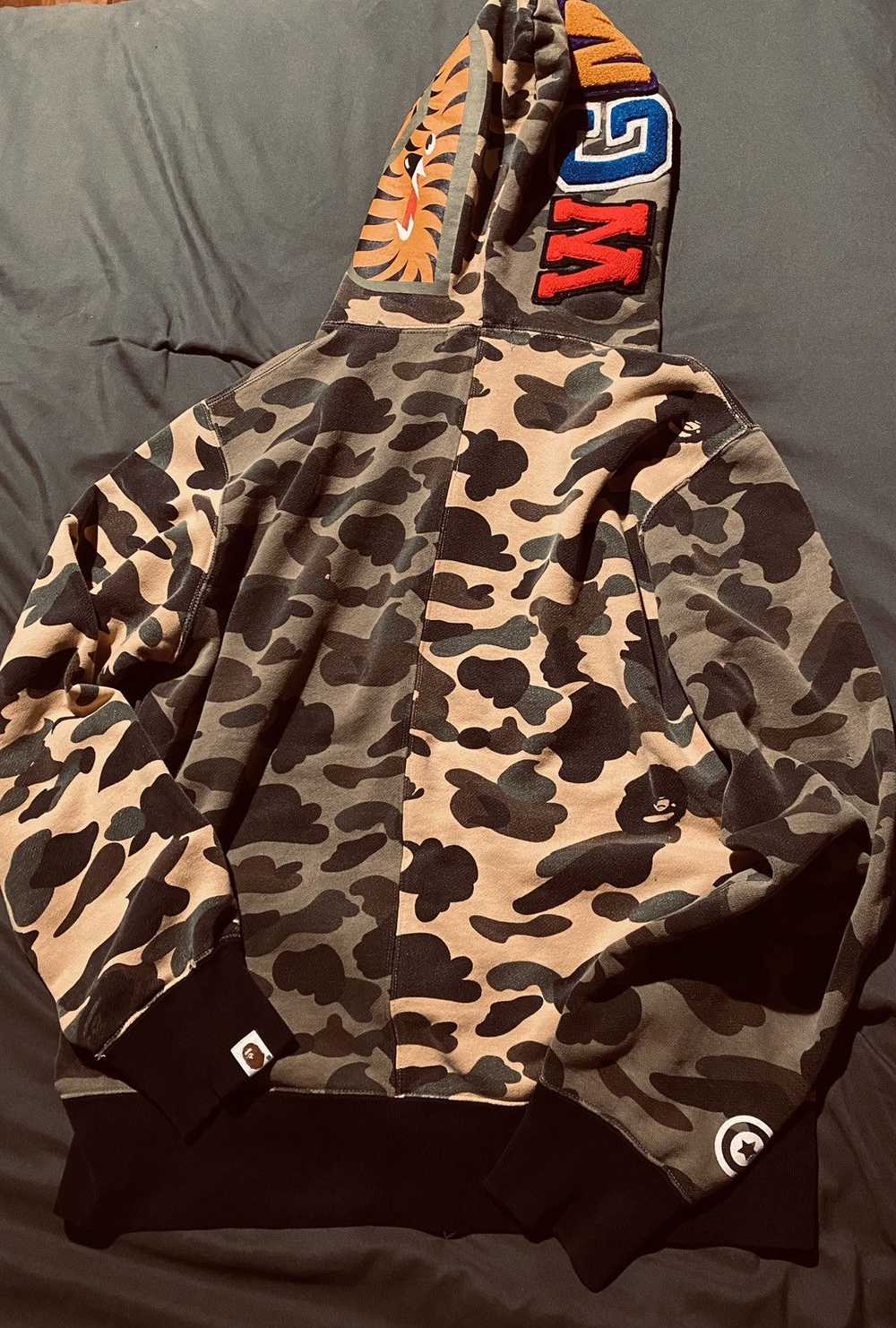 Bape 1st Camo Shark Full Zip Hoodie - image 2