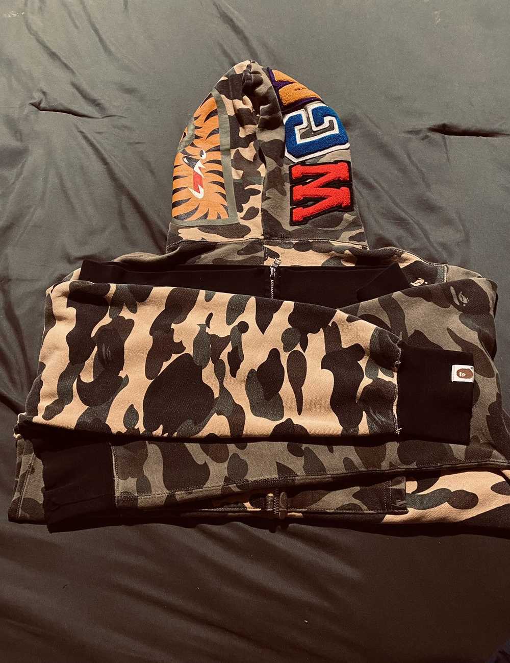 Bape 1st Camo Shark Full Zip Hoodie - image 3