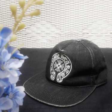 ★Chrome Hearts★ Horseshoe Denim Baseball Hat ブラック Chrome Hearts Chrome Hearts Denim Horseshoe Baseball Hat