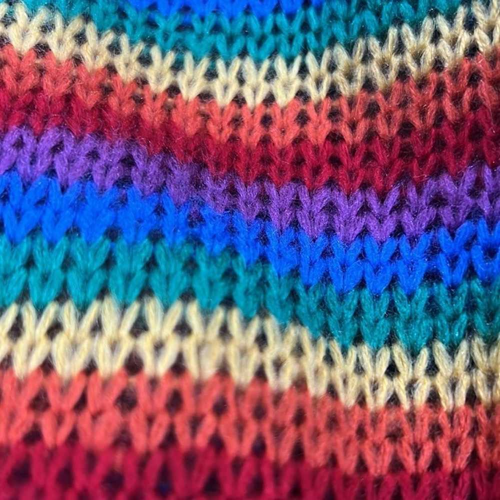 knit rainbow sweater - image 5