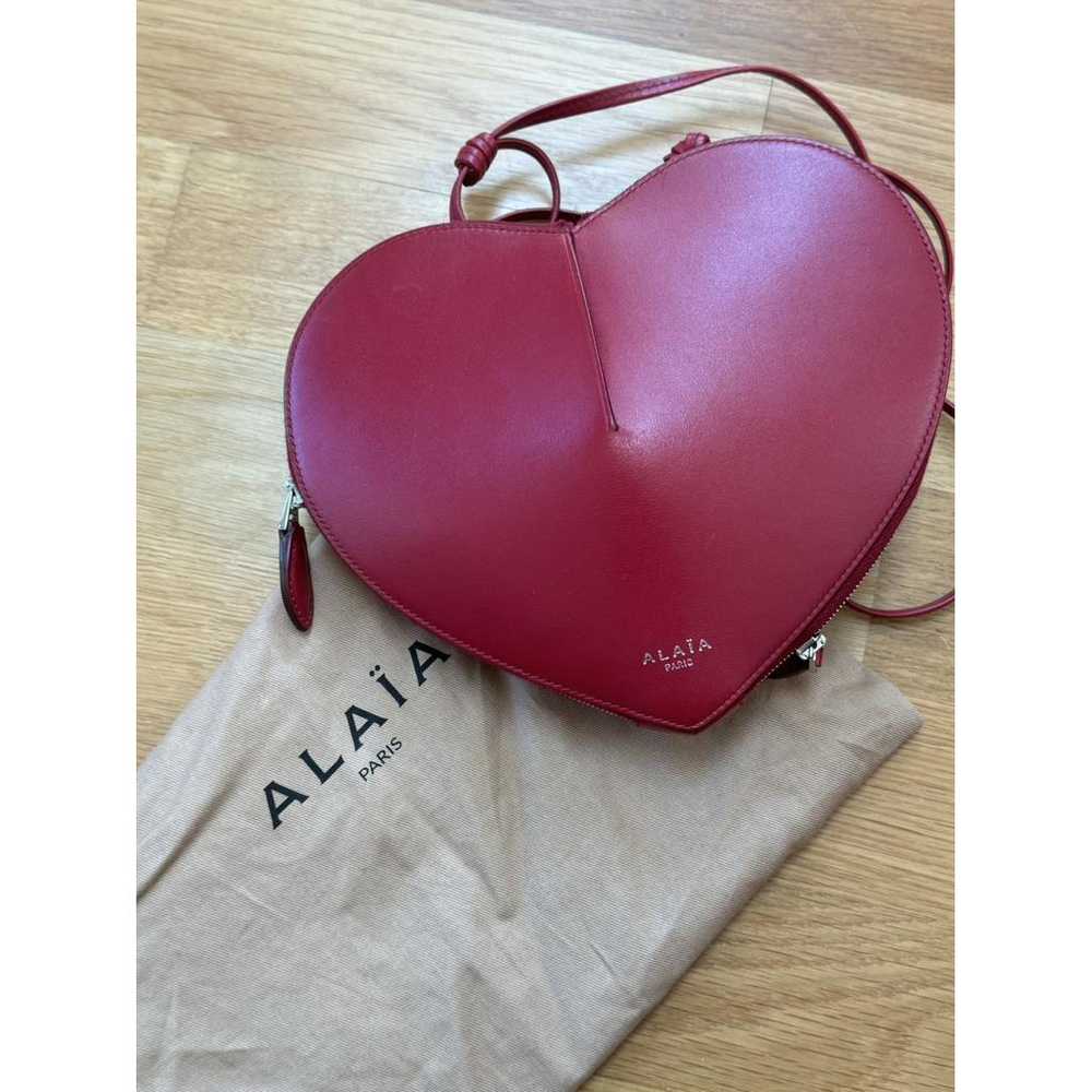 Alaïa Le Coeur leather crossbody bag - image 4