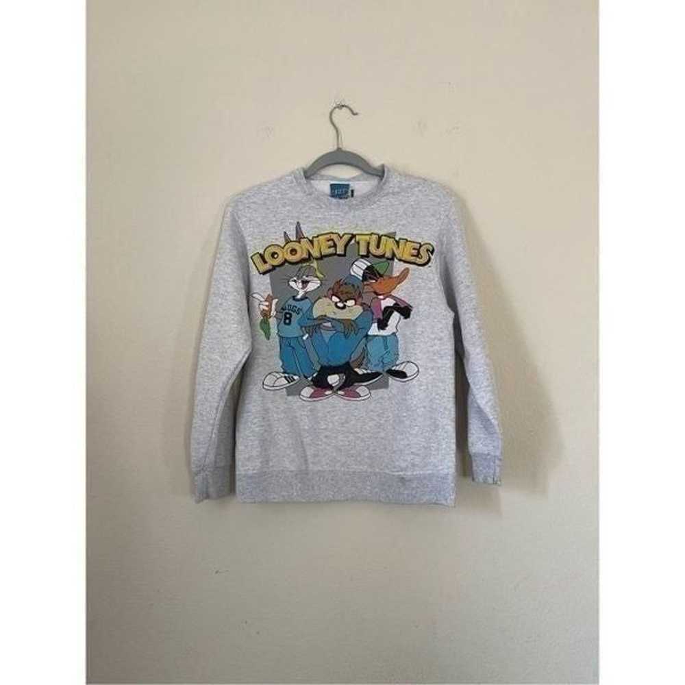 Vintage looney tunes graphic sweatshirt size small - image 1