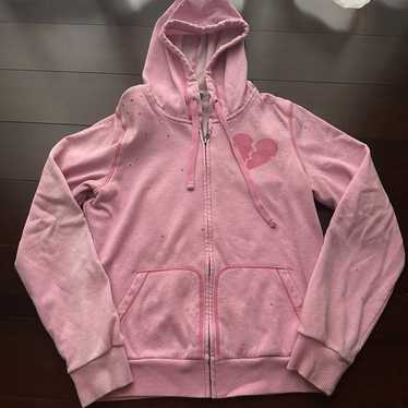 Vintage Pink Zip Up - image 1