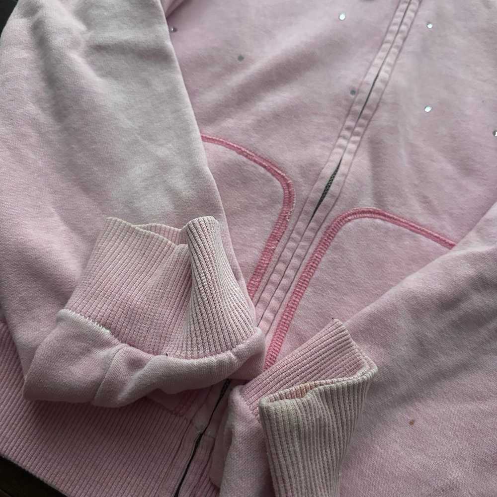 Vintage Pink Zip Up - image 4