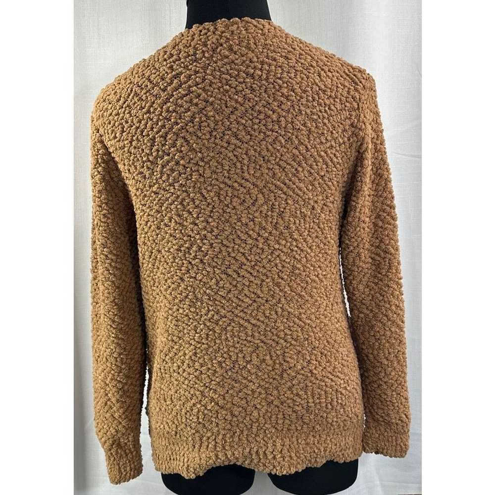 Unbrnd ZENANA Camel Open Front Popcorn Knit Cardi… - image 6