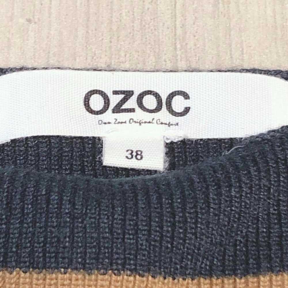 Ozoc (M) Boat Neck Multi-Stripe Pattern Volume Sl… - image 9