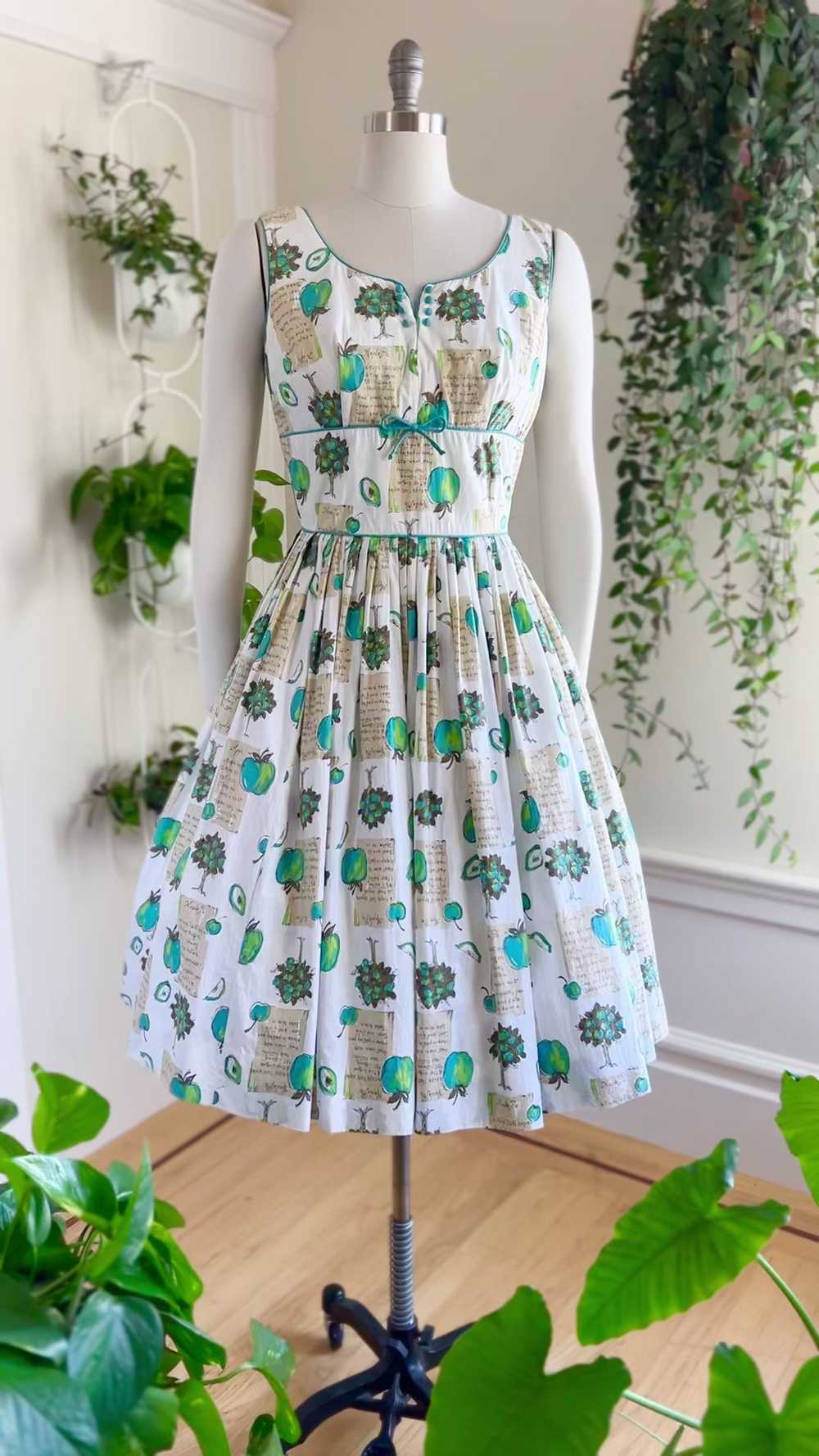 1950s Apple Pie Sundress | small - image 3