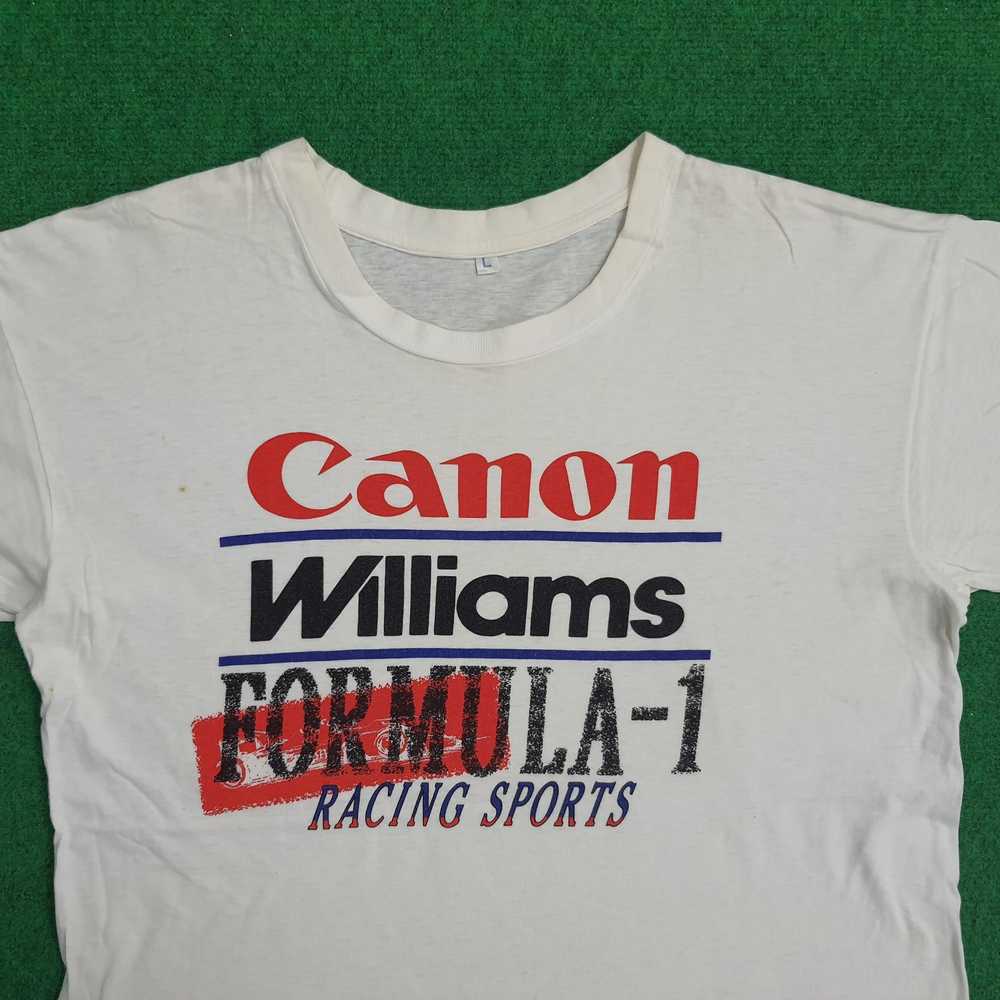 Canon × Racing CANON Formula 1 Racing Sport Tshirt - image 2