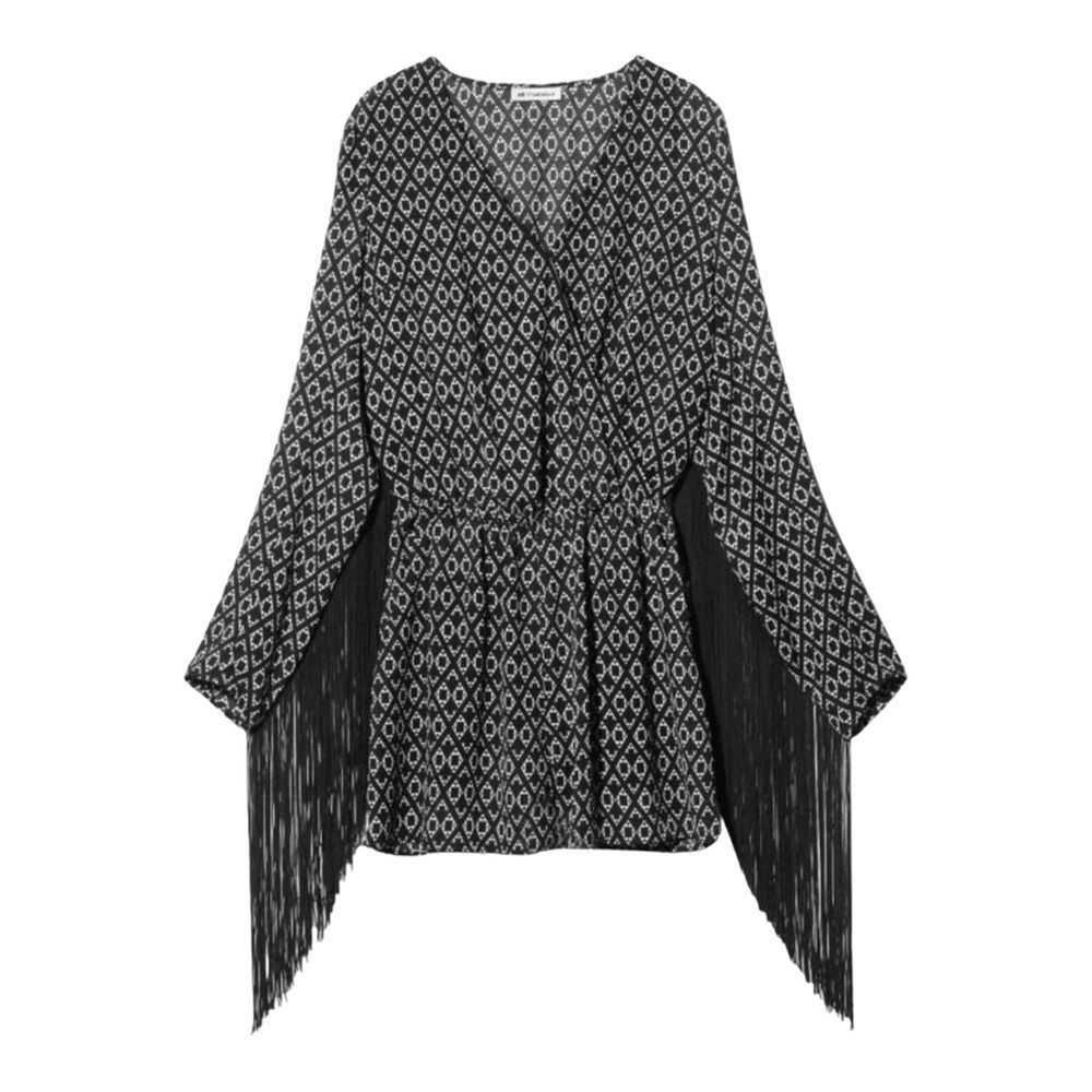 H&M H&M Coachella SZ 6 black and white abstract r… - image 2