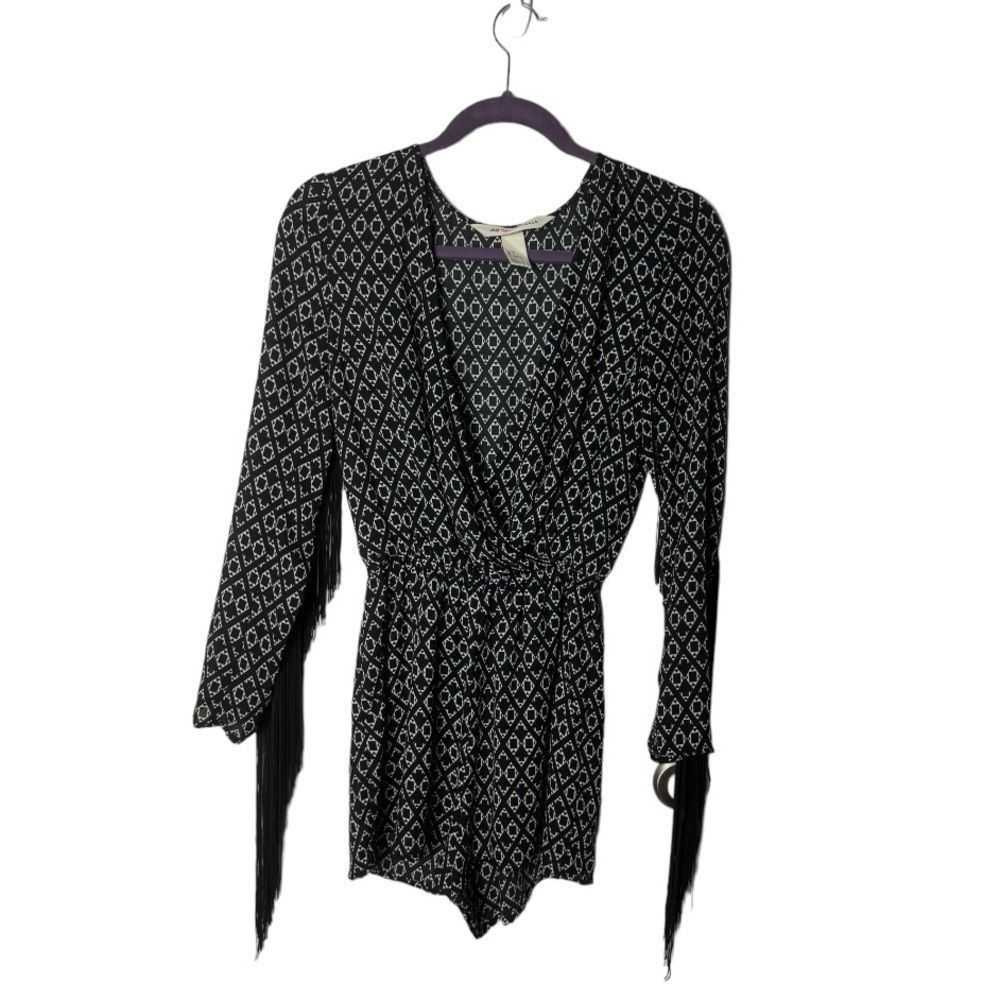 H&M H&M Coachella SZ 6 black and white abstract r… - image 3