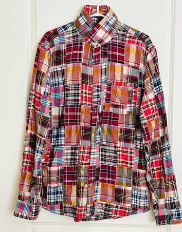 Gap GAP Plaid Patchwork Cotton Shirt