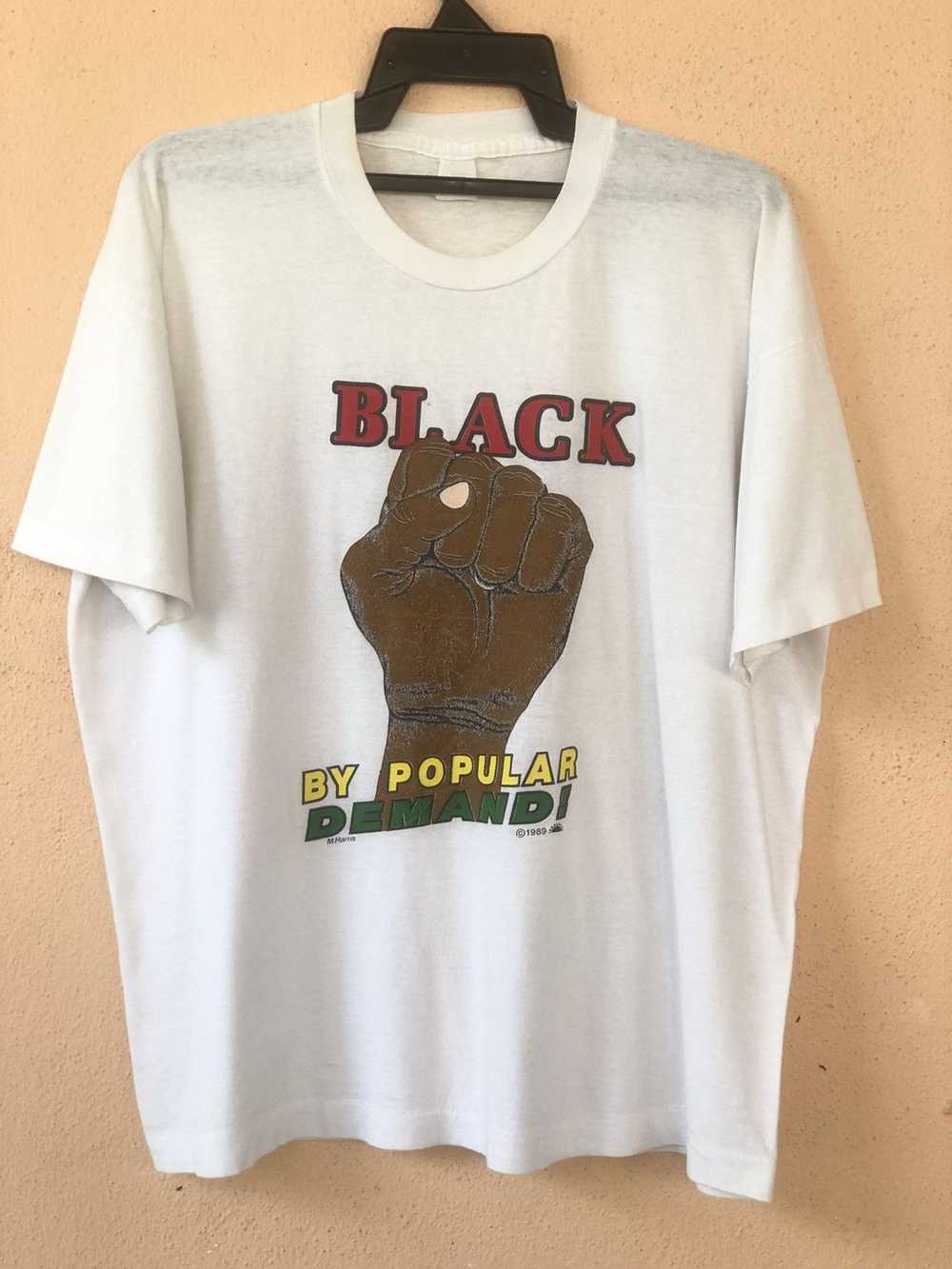 Art × Rap Tees × Vintage Vintage 80s BLACK BY POP… - image 3