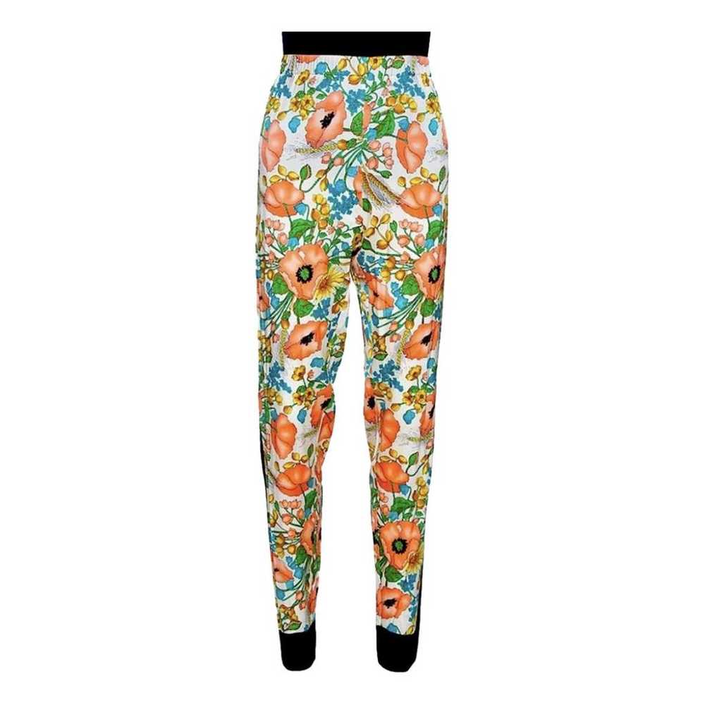 Gucci Silk slim pants - image 1