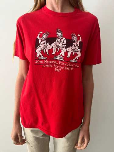 1987 National Folk Festival tee