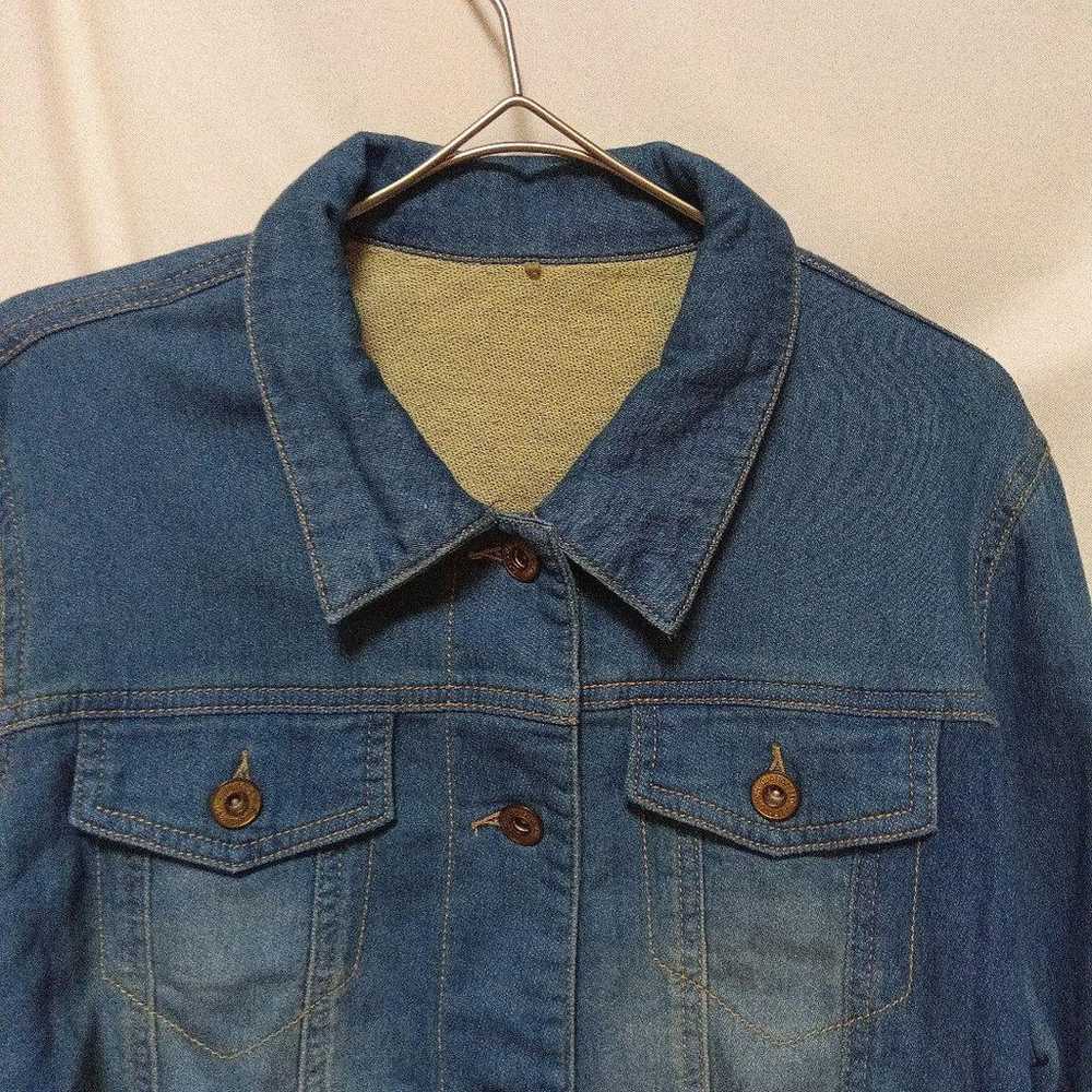 Ladies' denim, G jacket, ladies' vintage denim. - image 2