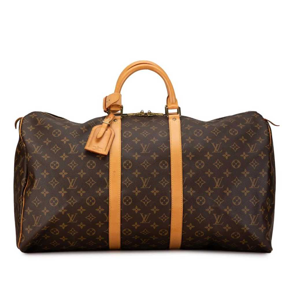 Louis Vuitton Keepall leather travel bag - image 1