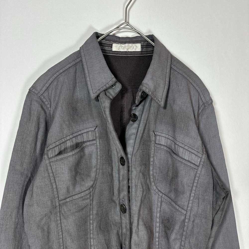 【Cordia】Shirt jacket Vintage Cotton Insulated Den… - image 2