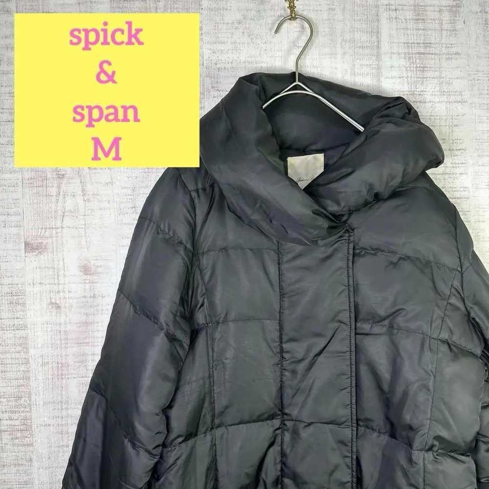 Spick & Span [M] Down Coat / Nylon Coat / Black /… - image 1