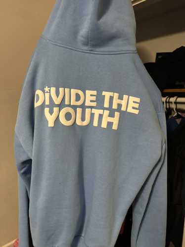 Divide The Youth divide the youth baby blue hoodie