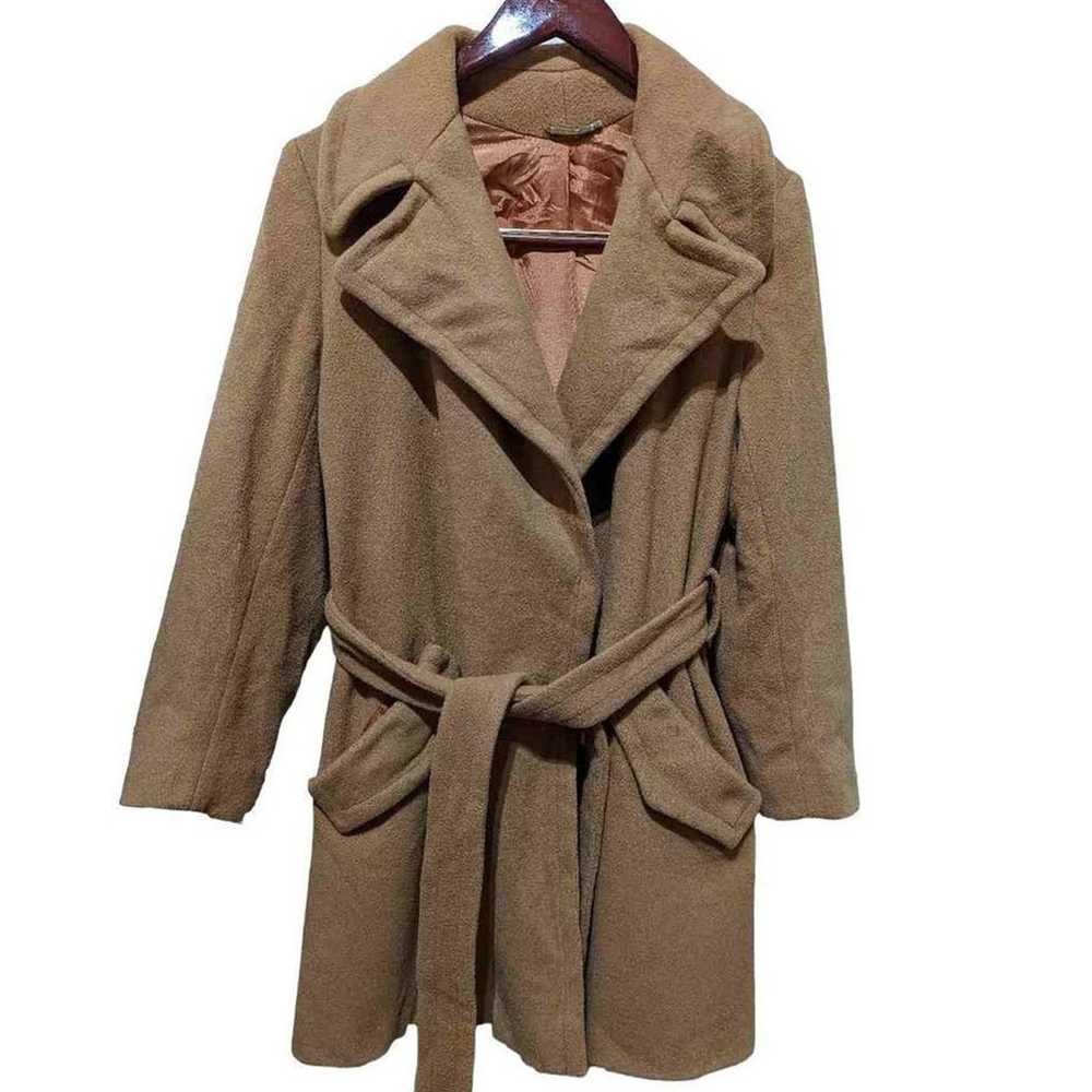 Vintage Women's Camel Peacoat - Estimated Size L - image 1