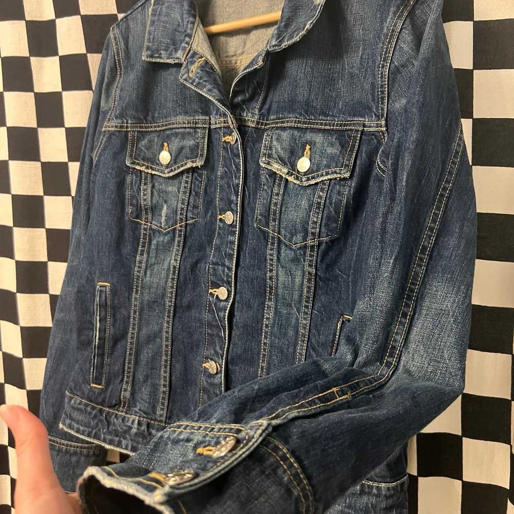 J.Crew Distressed Jean Jacket - image 11