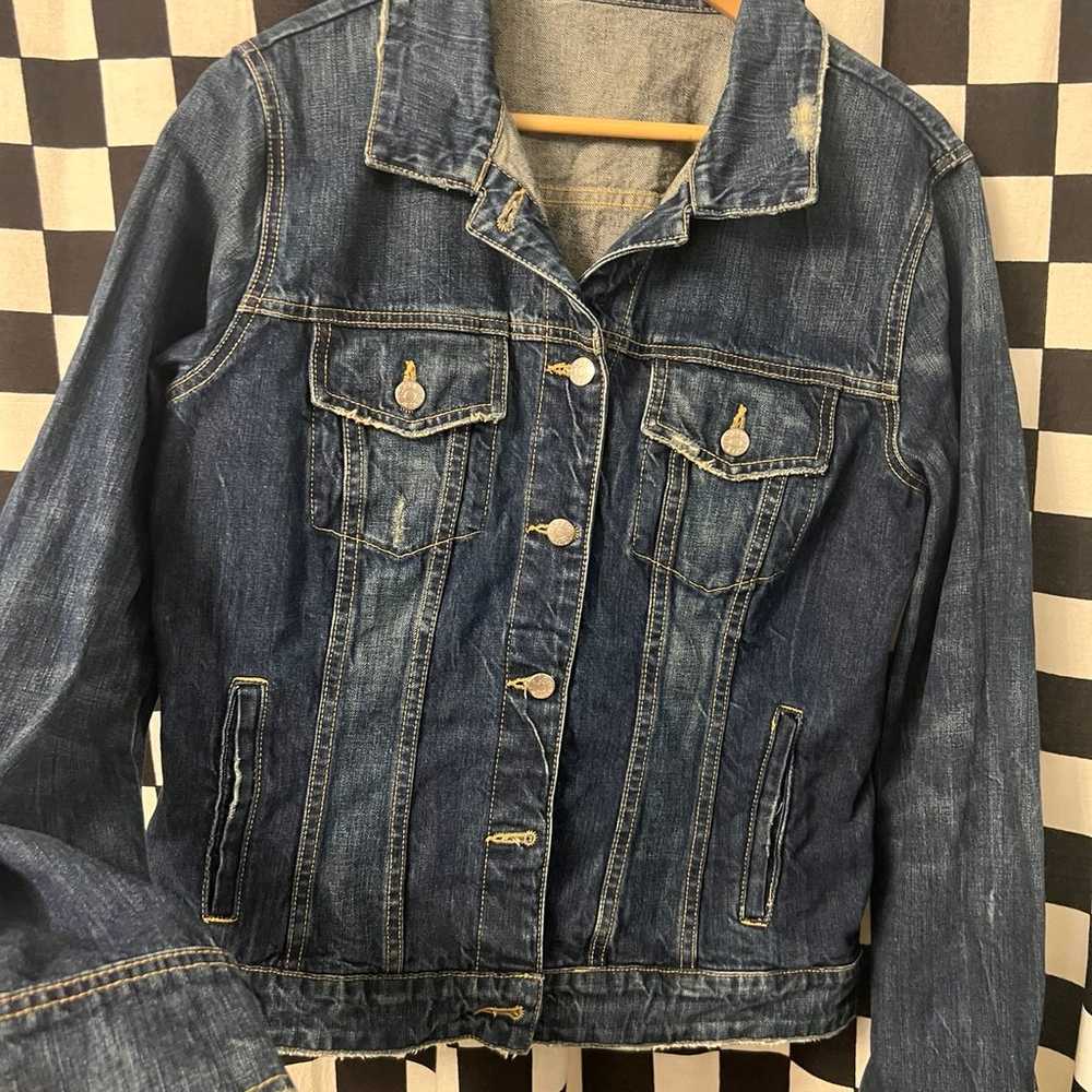 J.Crew Distressed Jean Jacket - image 5