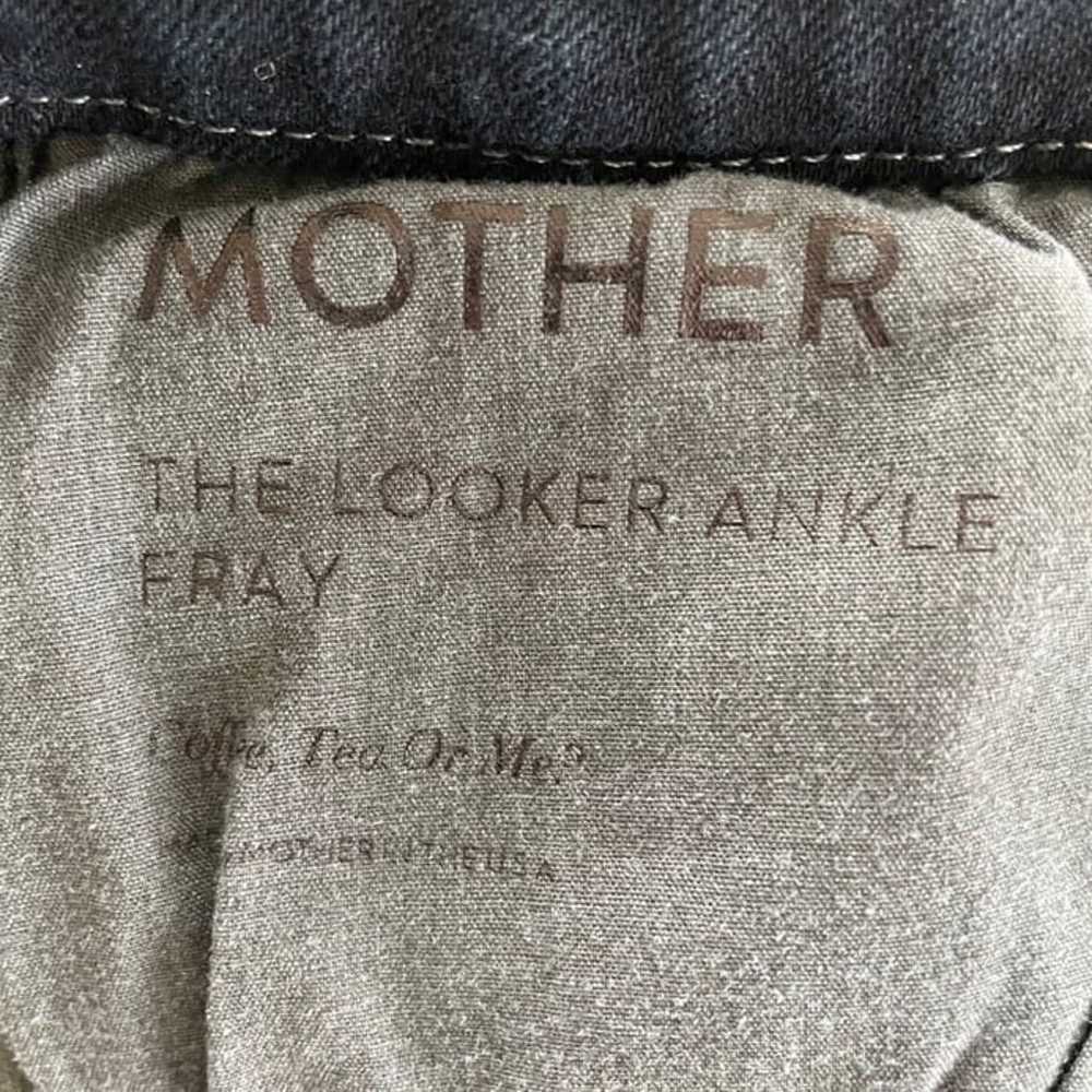 Mother The Looker Ankle Fray Jeans Size 32 - image 2