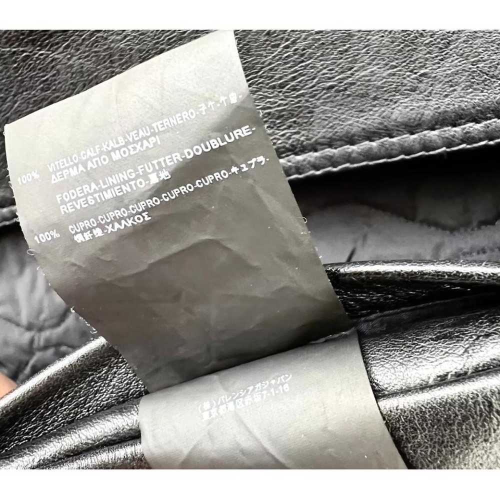 Balenciaga Leather jacket - image 10