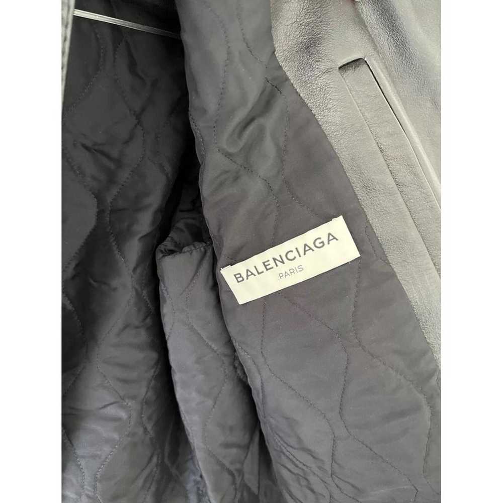 Balenciaga Leather jacket - image 8