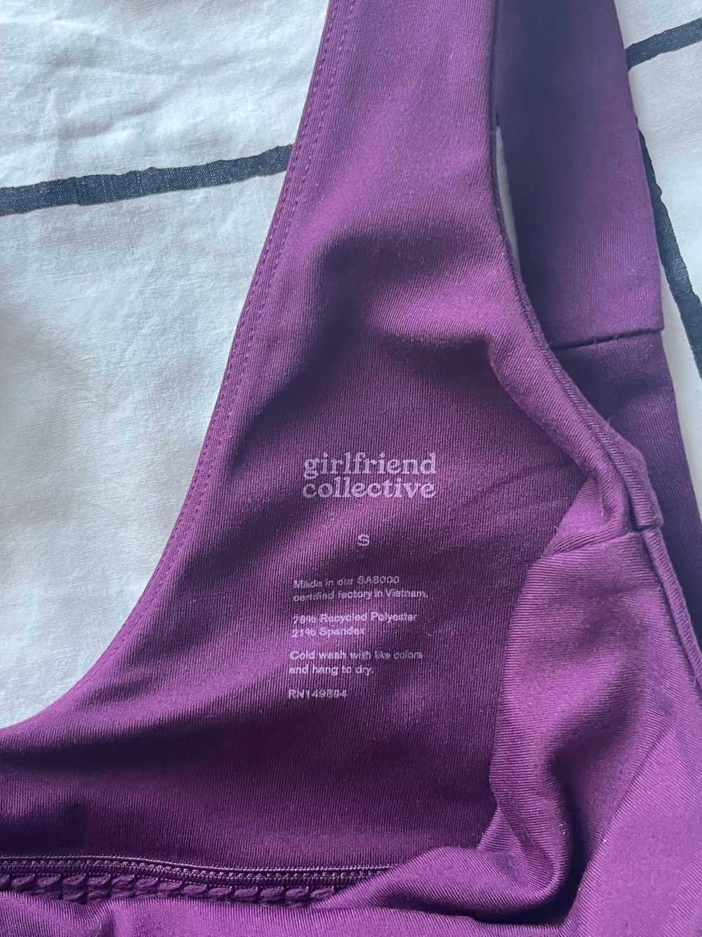 Girlfriend Collective Plum Bike Unitard - image 4