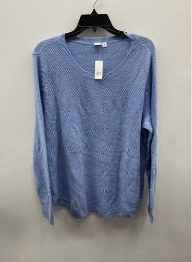 Gap Women Powder Blue classic Crewneck Knit Sweate