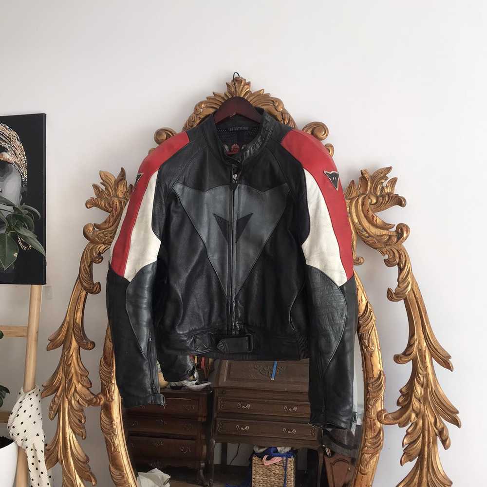 Dainese × Leather Jacket × Vintage Rare Dainese M… - image 1