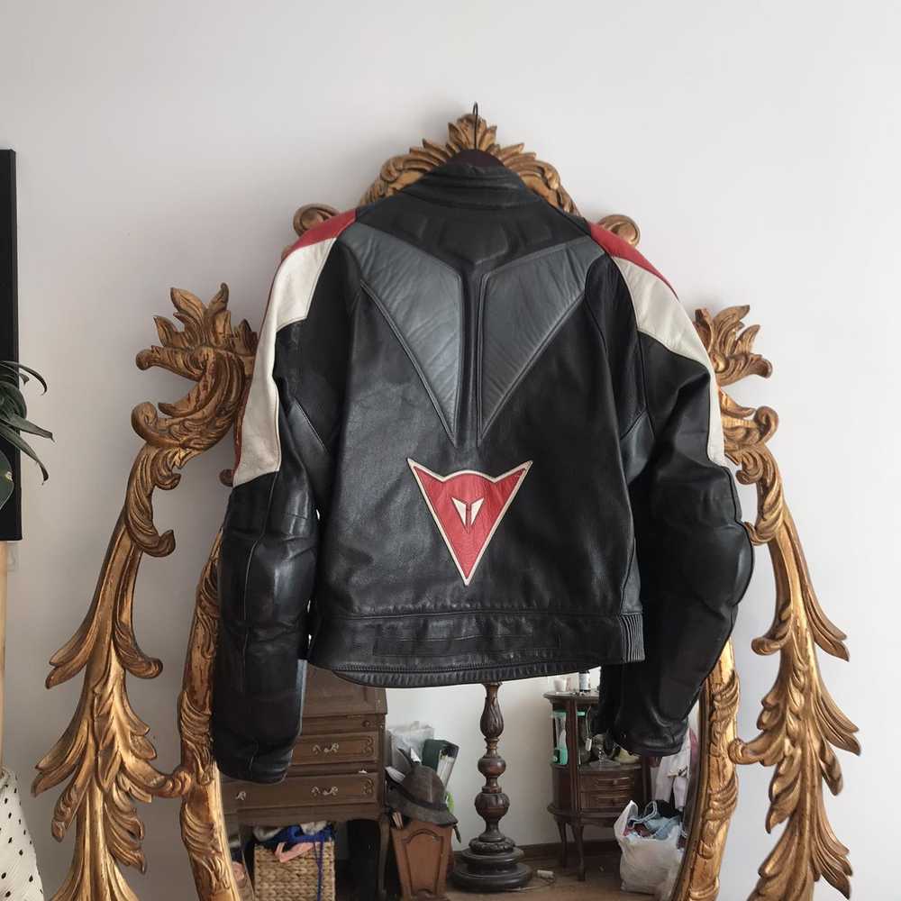 Dainese × Leather Jacket × Vintage Rare Dainese M… - image 4